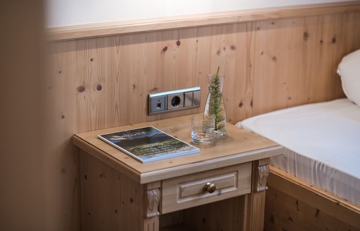 The single room in the Hotel Lärchenhof ***s Hotel South Tyrol single room Solda